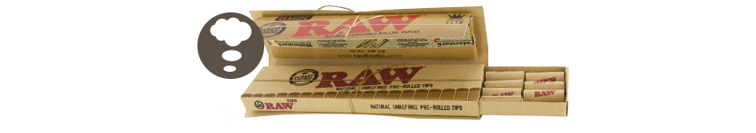 Feuilles À Rouler Raw Connoisseur King Size + Cartons Préroulés